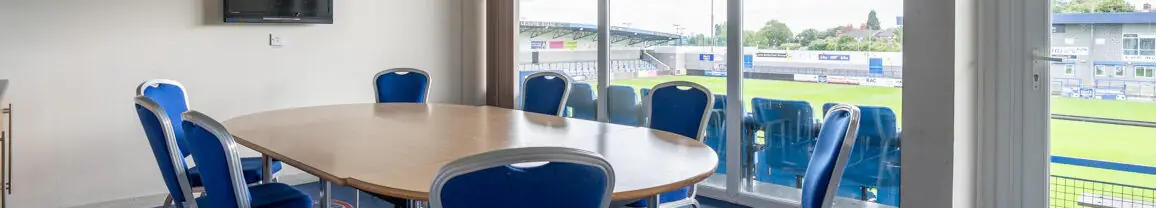 An event hosted at The West Stand, Telford