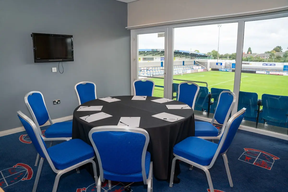 Pearce event space at The West Stand, Telford